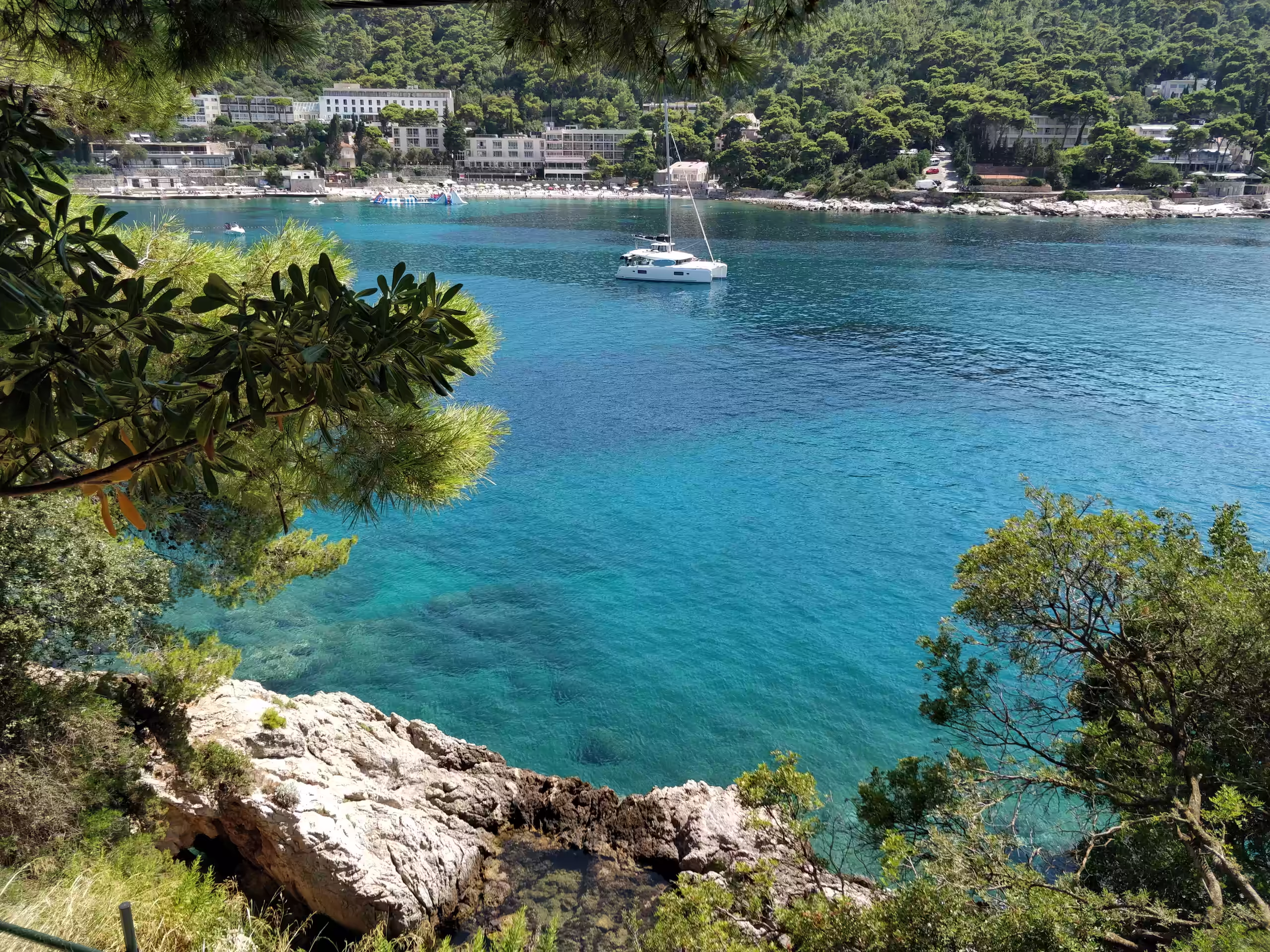 View of Uvala Lapad from the apartment
